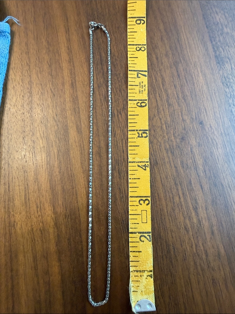 Silver Rope Chain Necklace - Picture 4 of 4